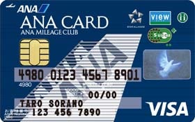 ANA VISA Suicaカード・カード画像