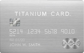 Mastercard titanium Card（ラグジュアリーカード）画像